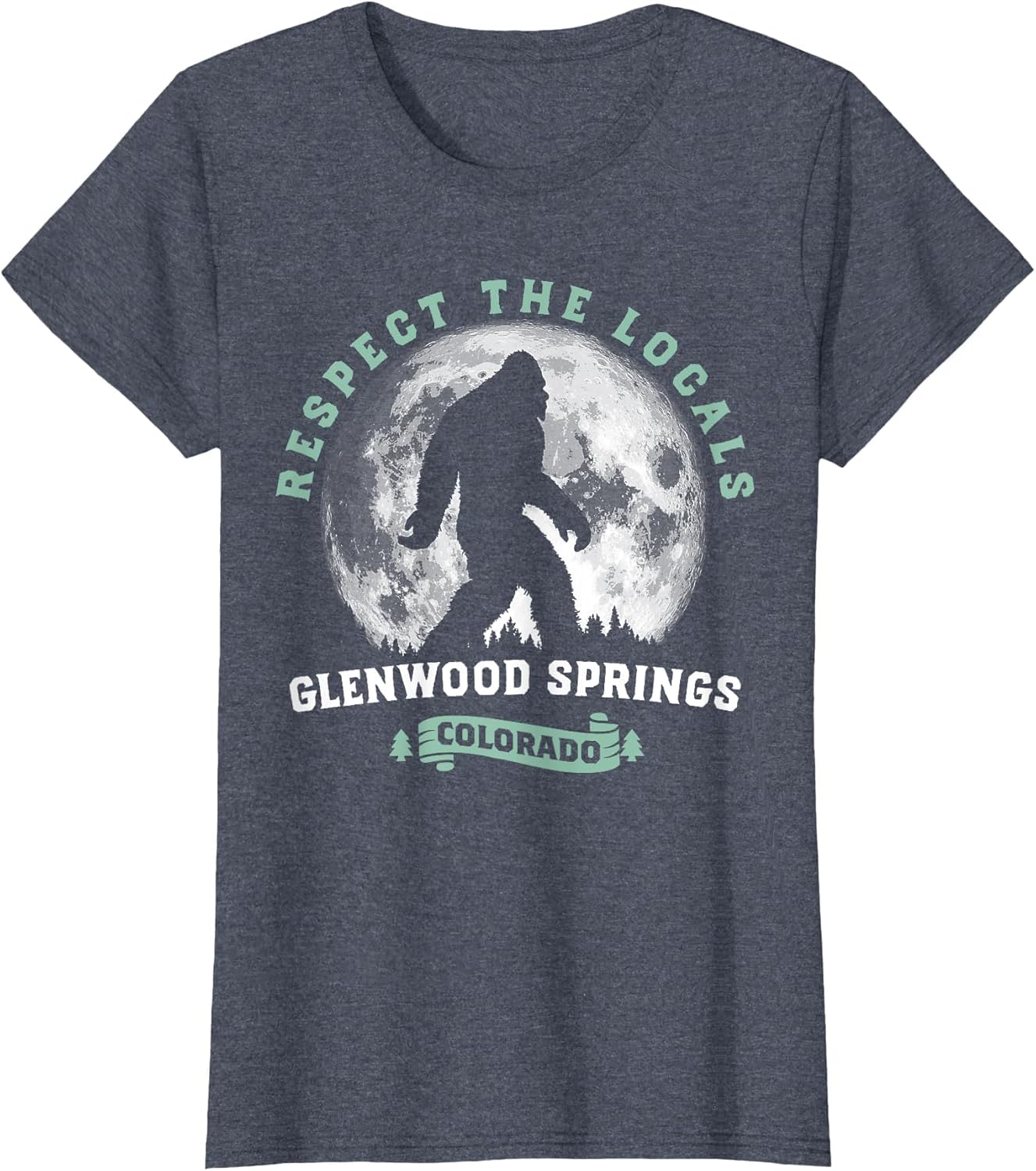 Glenwood Springs Colorado Bigfoot Night Walk Retro Sasquatch