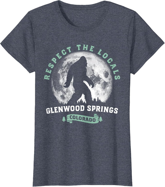 Glenwood Springs Colorado Bigfoot Night Walk Retro Sasquatch
