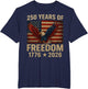 250 Years American Flag Anniversary USA 250th Birthday