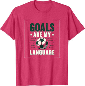 Goals Are My Language Soccer Girls Design