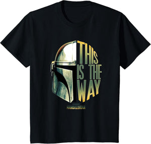 Star Wars: The Mandalorian This Is The Way Helmet Logo Stack