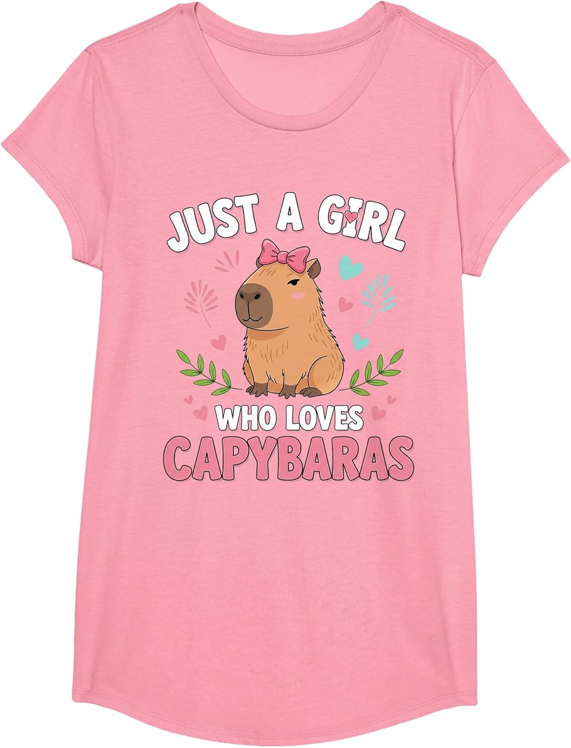 Just a Girl who Loves Capybaras Cute Capybara Lover