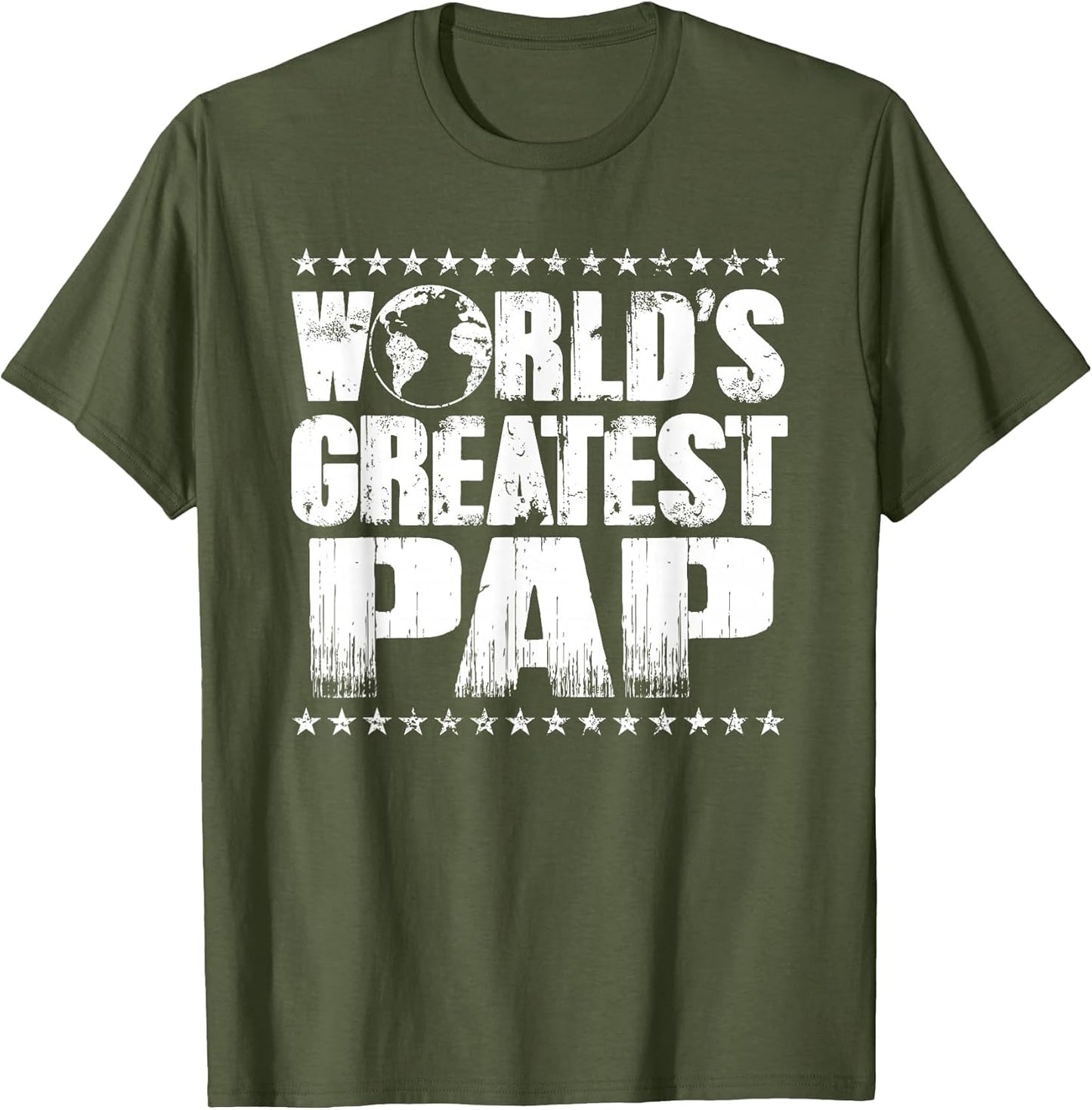 World's Greatest Pap T Shirt -Best Ever Award Gift