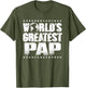 World's Greatest Pap T Shirt -Best Ever Award Gift