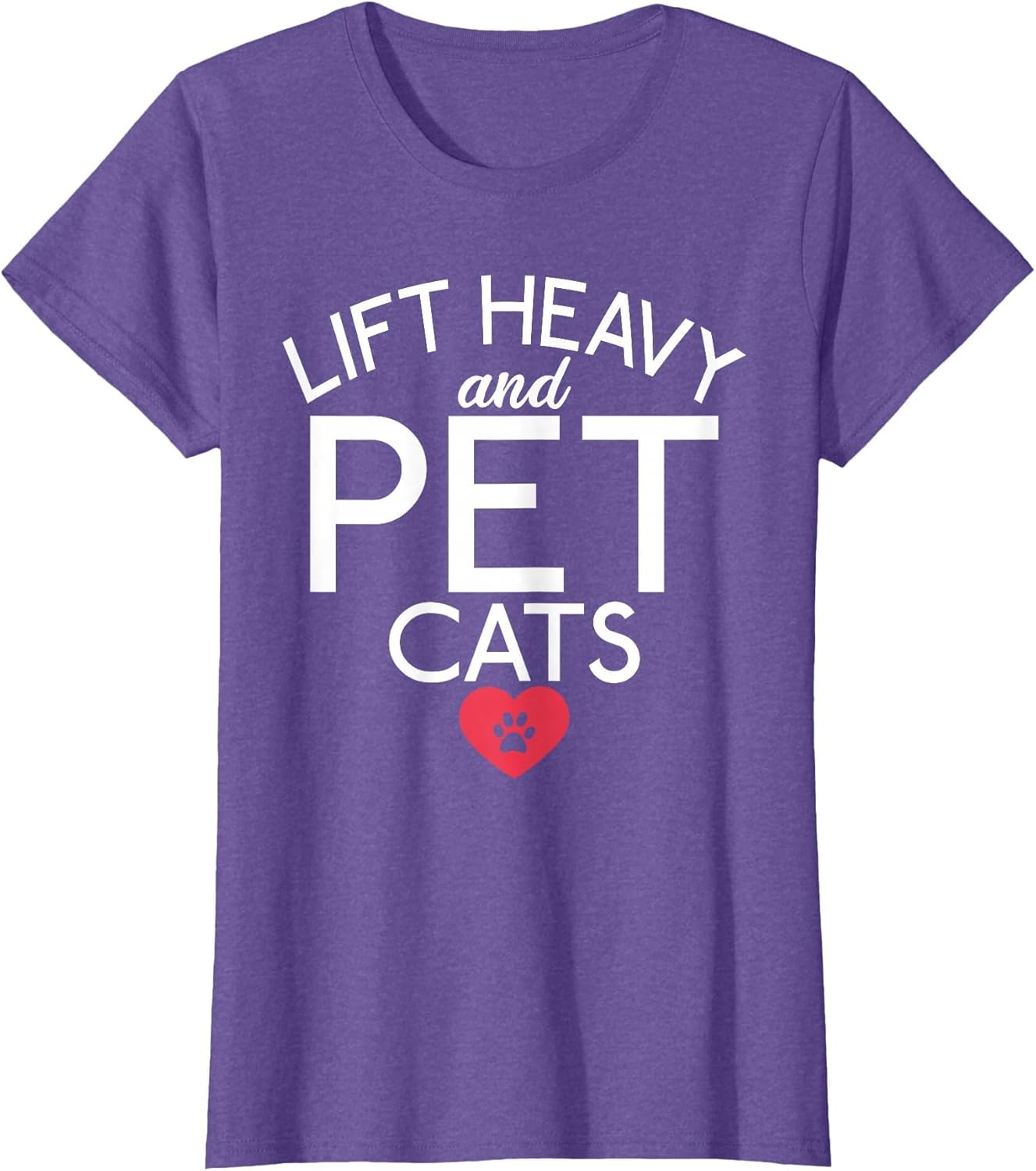Lift Heavy and Pet Cats Fitness Gym Weightlifting