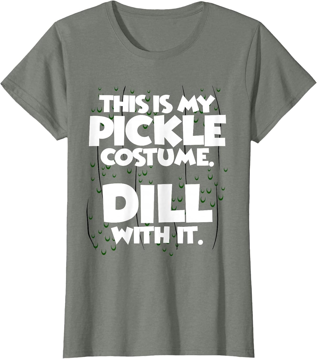 Pickle Halloween Costume Shirt Easy Funny Women Men Kids