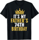 It's My Father's 74th Birthday 74 Years Old Dad