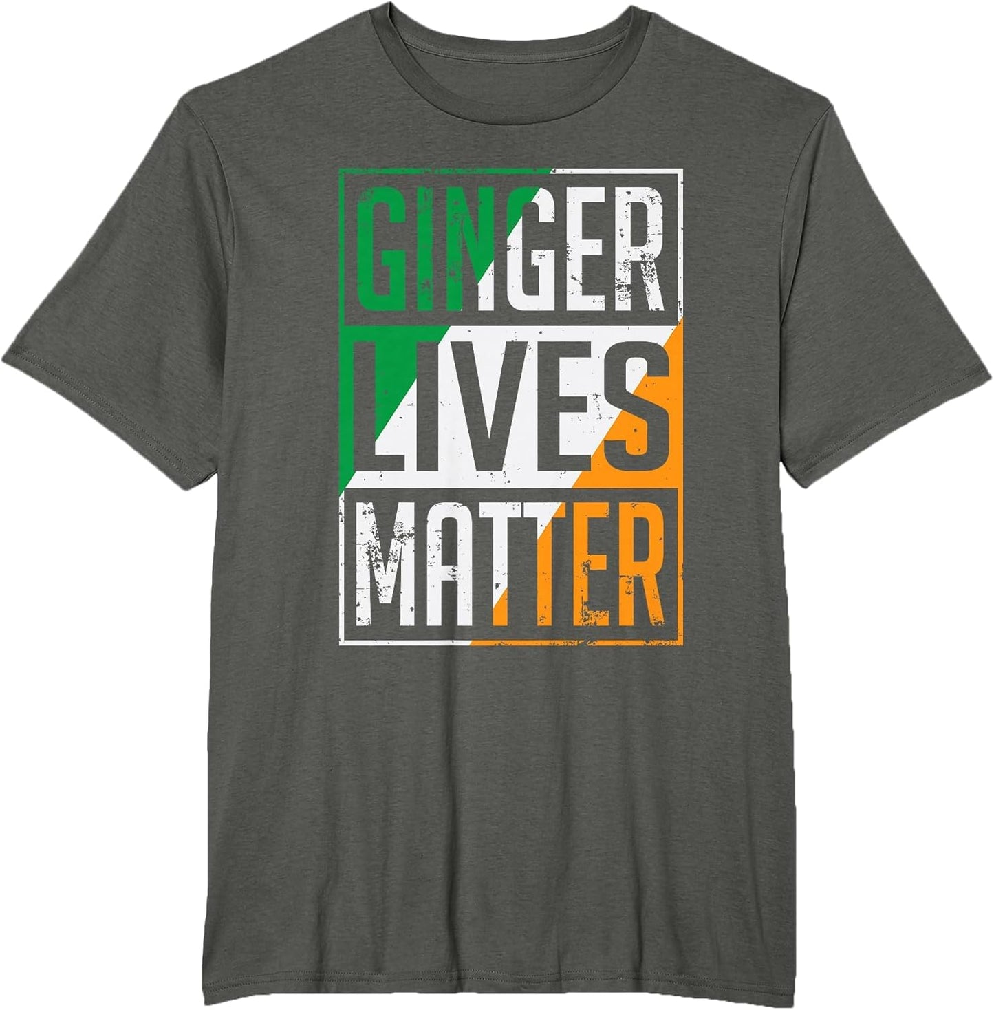 Ginger Lives Matter Irish Flag St Patricks Day Redhead Men