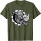 Rhino Mascot Animal Sports Team T Shirt