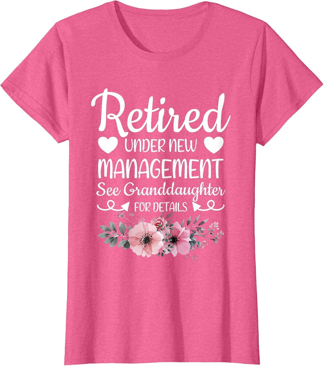 Retired Under New Management Granddaughter Grandma Grandpa