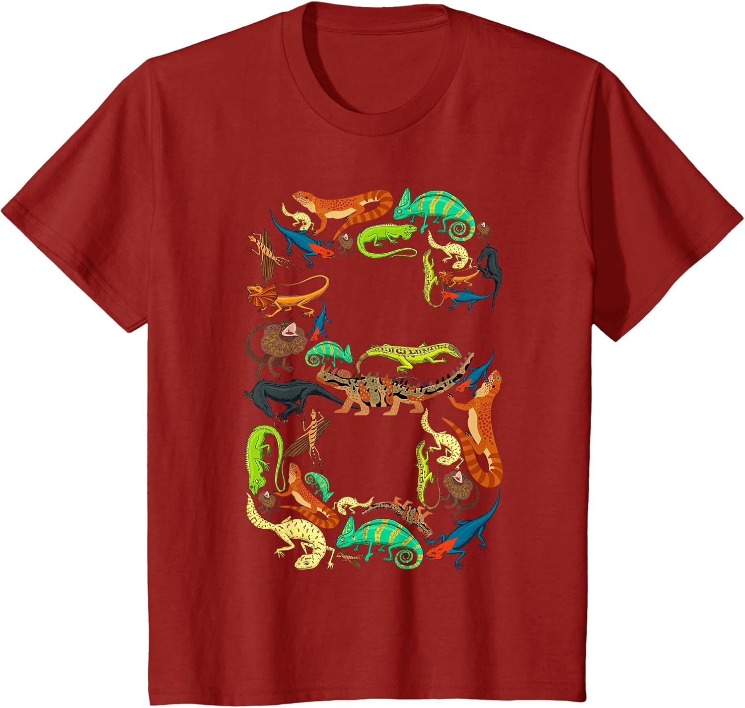 Kids 6th Birthday Reptiles Lizards Theme 6 Year Old Boys