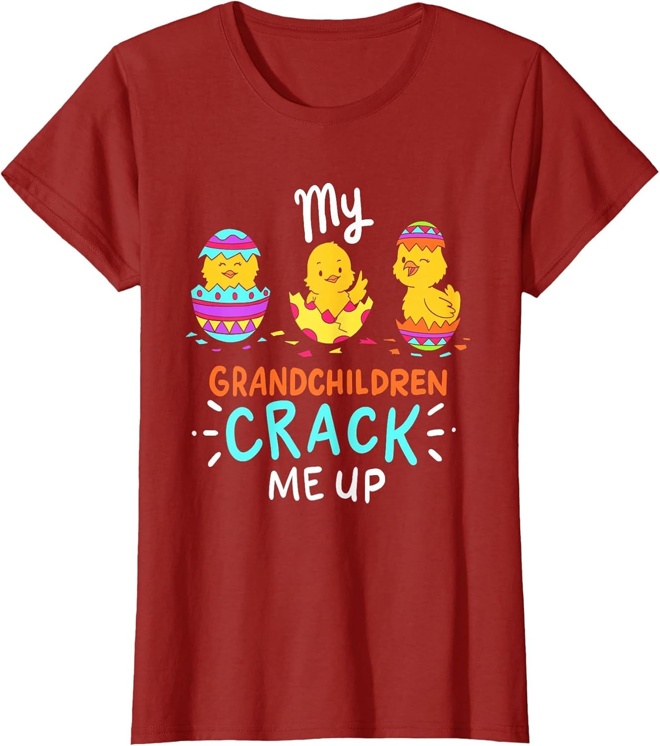 My Grandchildren Crack Me Up Cute Easter Day Gift Grandma