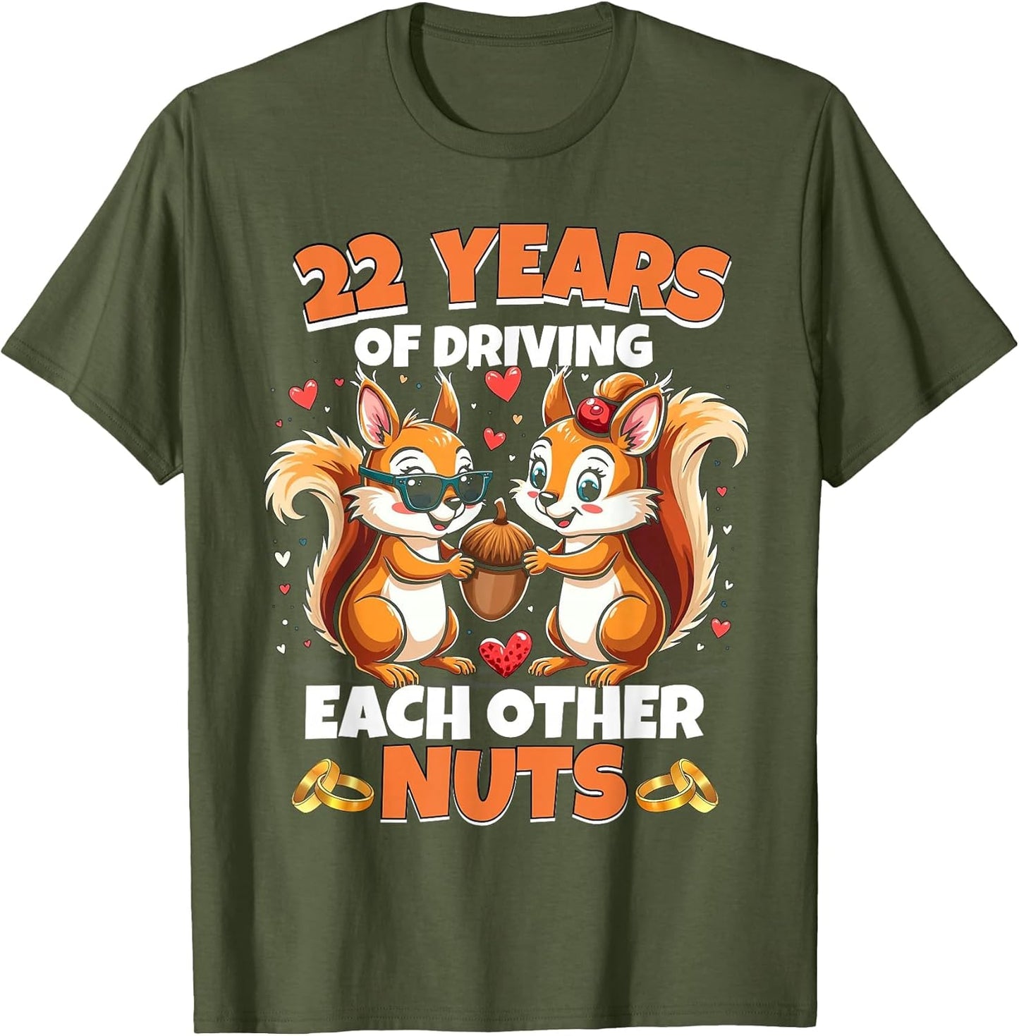 22nd Wedding Anniversary 22 Years of Driving Each Other Nuts