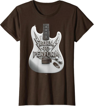 Born to Perform Band Men Rock Music Design