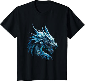 Cool Dragon Head Mythical Dragon Breathing Fire Fantasy Boys