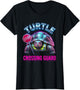 Turtle Crossing Guard Funny Animal Design