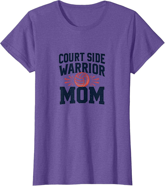 Court Side Warrior Mom Volleyball Design