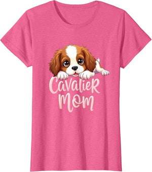 Cavalier Mom Dog King Charles Spaniel Mama Cute Puppy