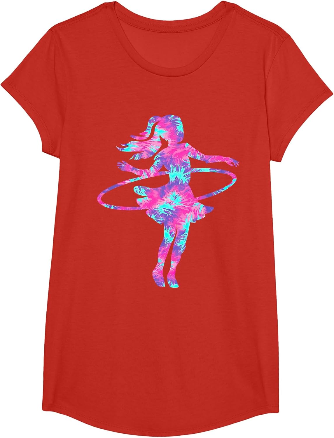 Hula Hoop Tie Dye Hula Hoop Dancer Girl