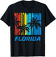 Retro West Palm Beach Florida Palm Trees Vacation
