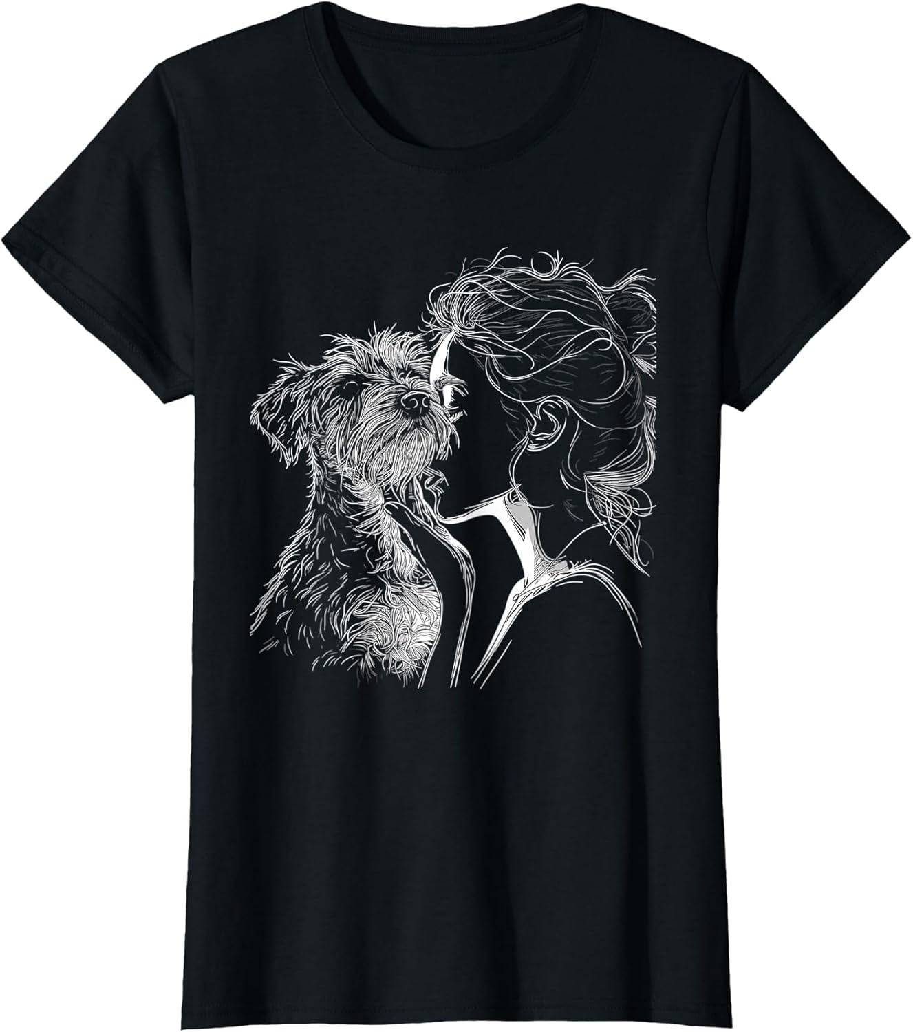 Schnauzer Mom Dog Art Schnauzer Lover Mother's Day