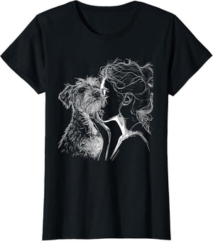 Schnauzer Mom Dog Art Schnauzer Lover Mother's Day