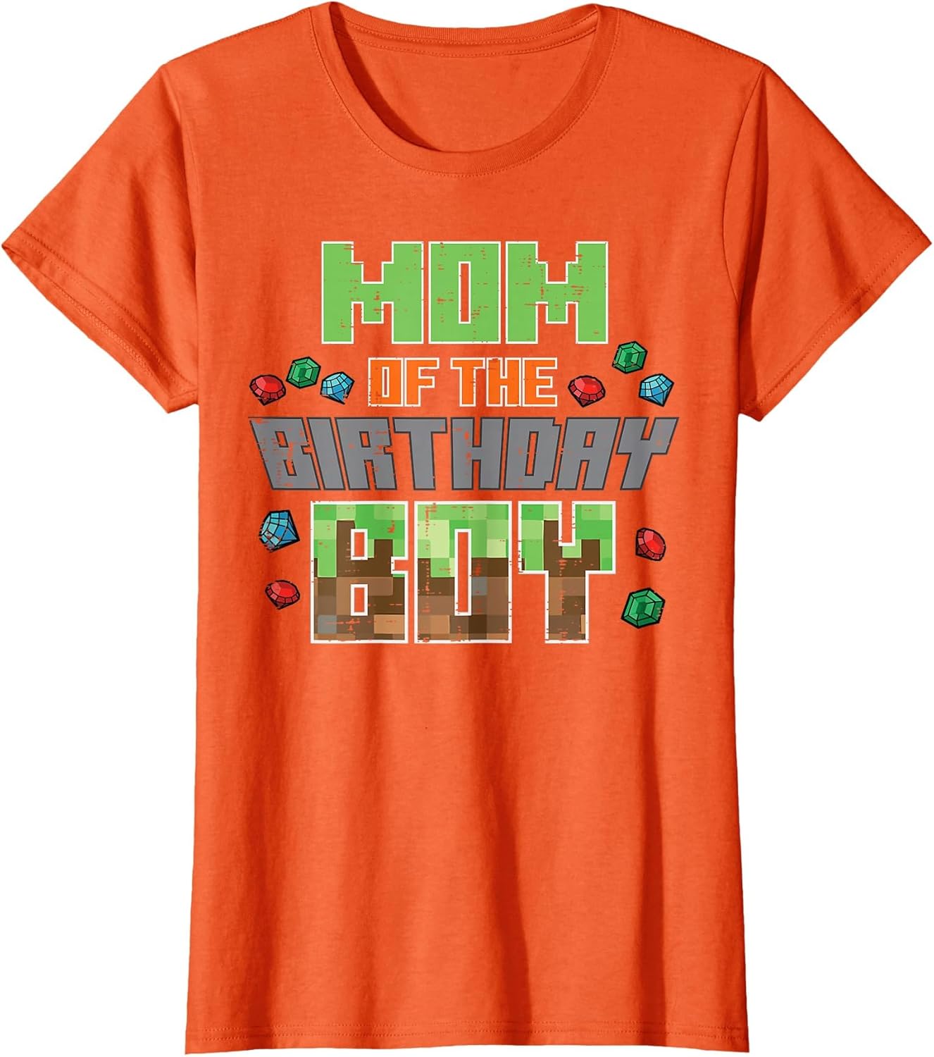 Mom of Birthday Boy Pixel Gaming Bday Party Women