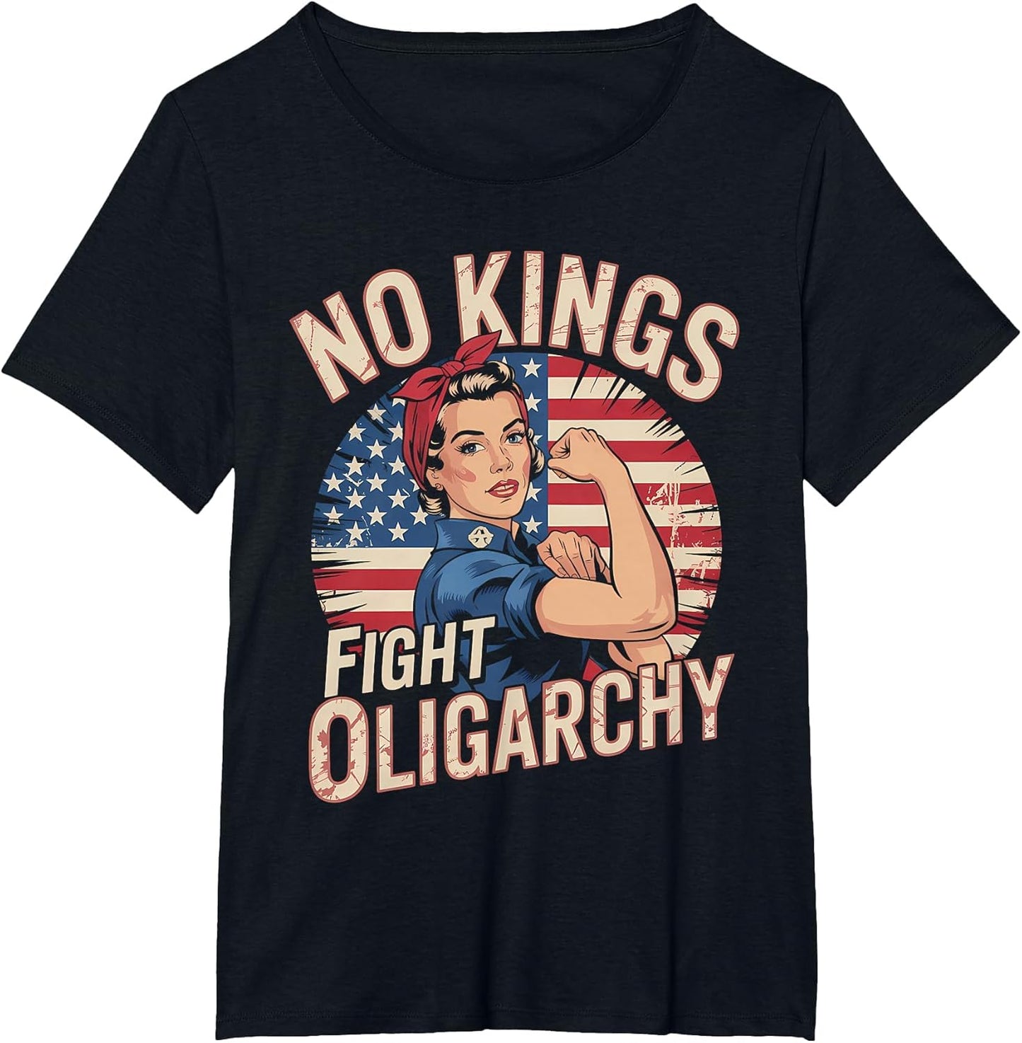 No Kings T Shirt Fight Oligarchy No Kings in America Women