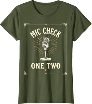 Mic Check One Two Sound Check Music Design