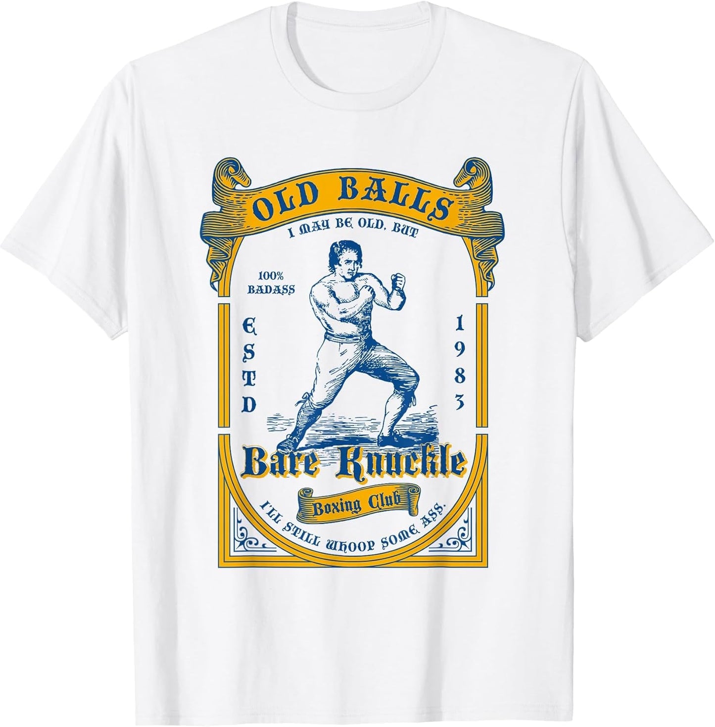 1983 Old Balls Club 40 Birthday Vintage Bare Knuckle Boxing
