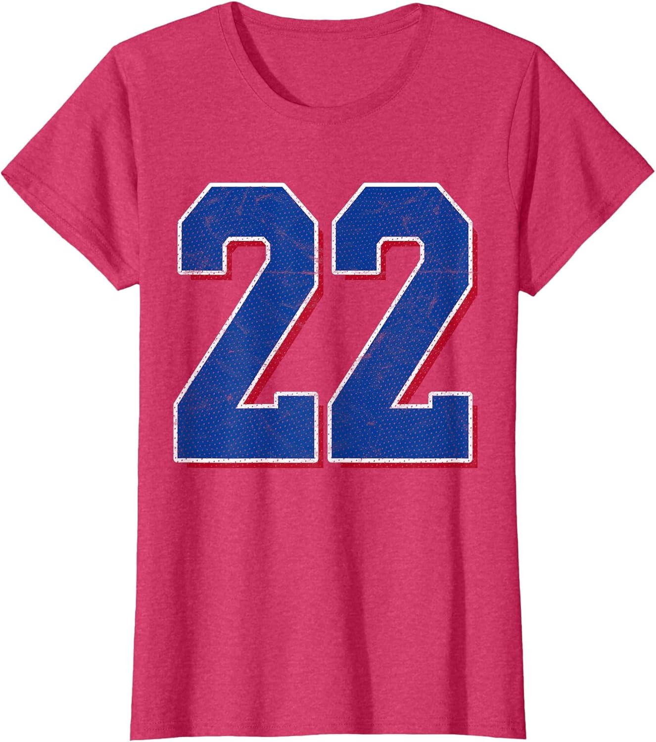 Number 22 Numbered Uniform Sports Team Jersey 22nd Birthday