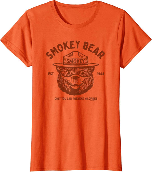 Vintage Smokey Bear Logo Only You Can Prevent Wildfires