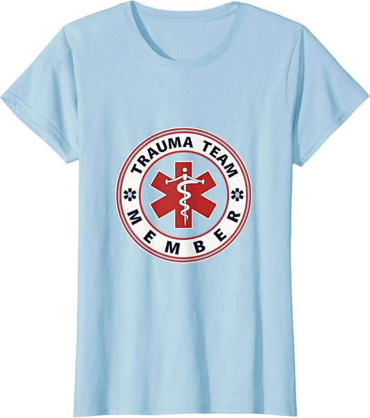 Trauma Team Member ER Nurse Bold Design