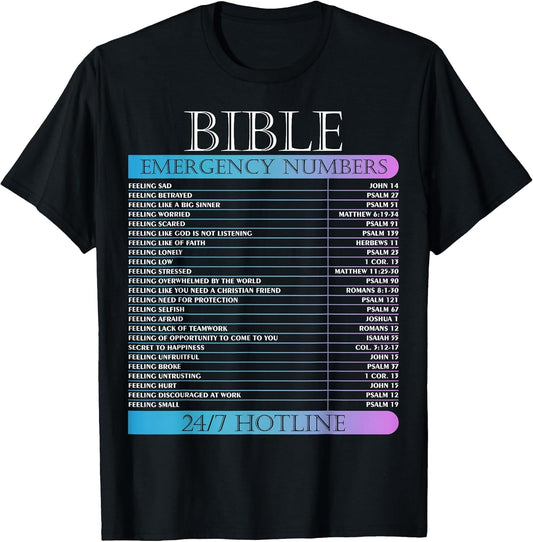 Bible Emergency Hotline Numbers Bible Verse Scripture