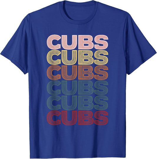 Retro Cubs Name Throwback Vintage