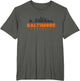 Baltimore Baseball Minimalist City Skyline Baseball Lover