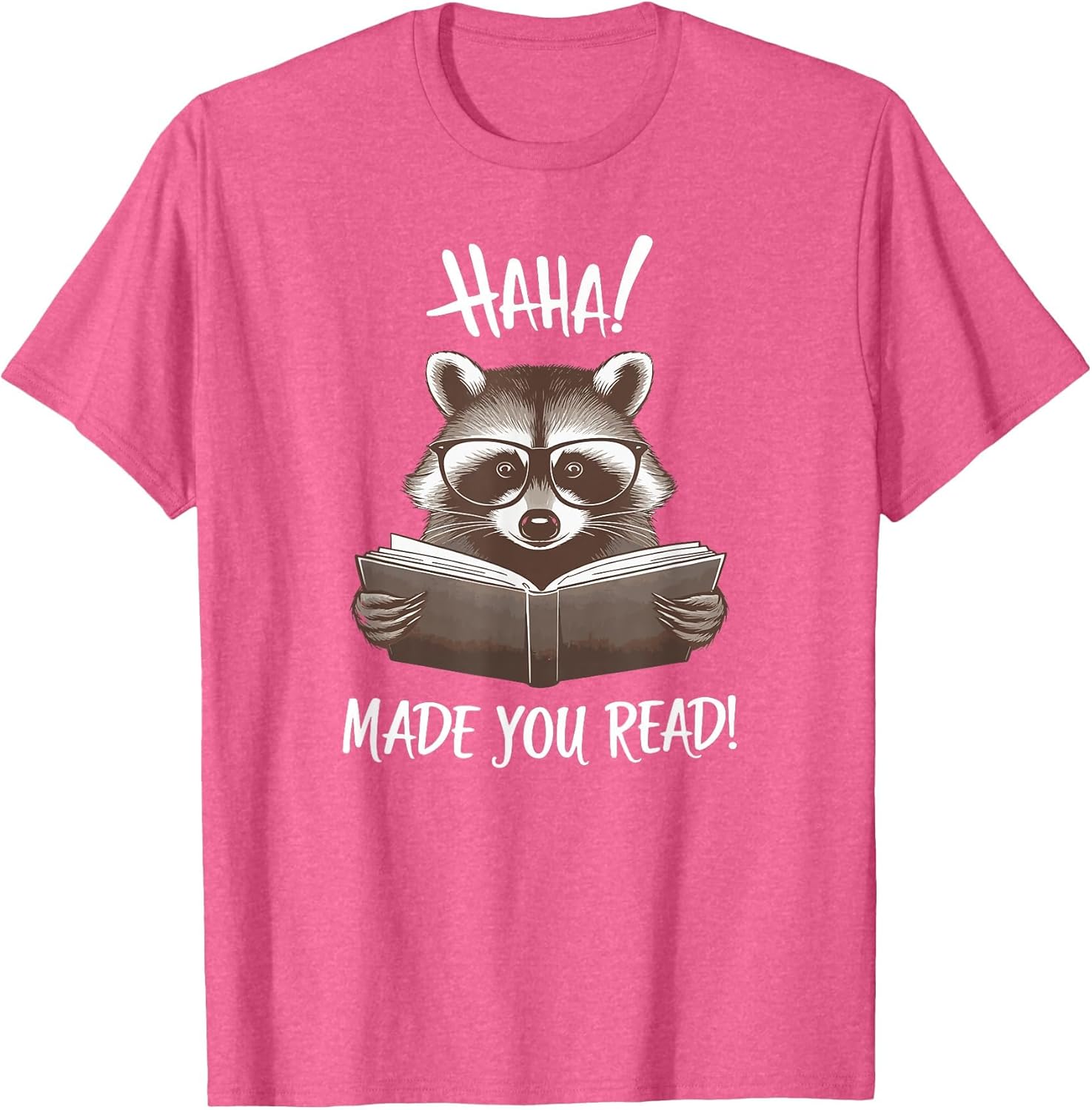 Funny Reading Raccoon