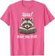 Funny Reading Raccoon