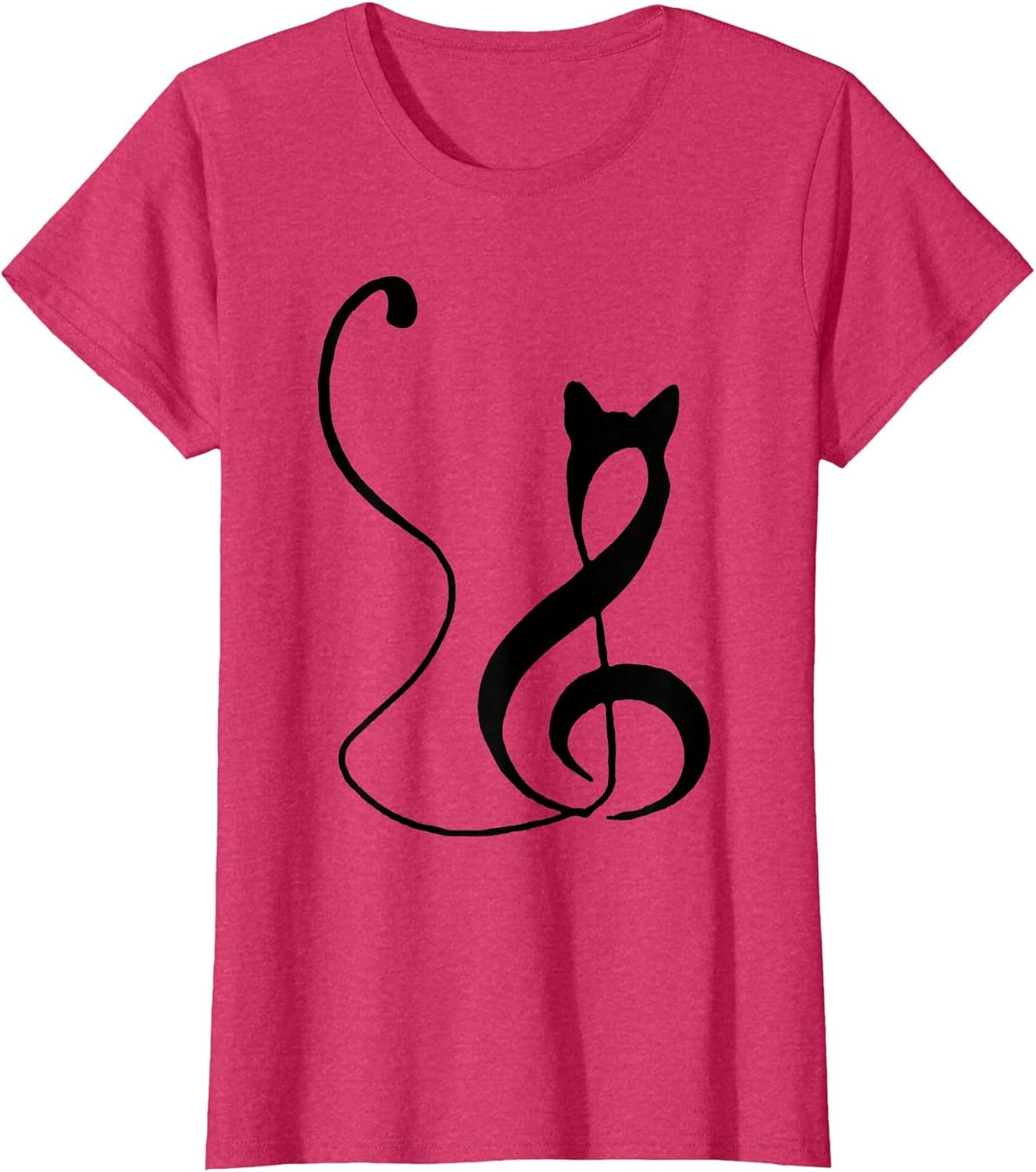 Music Note Inspired Cat Minimalist Music Lover Design