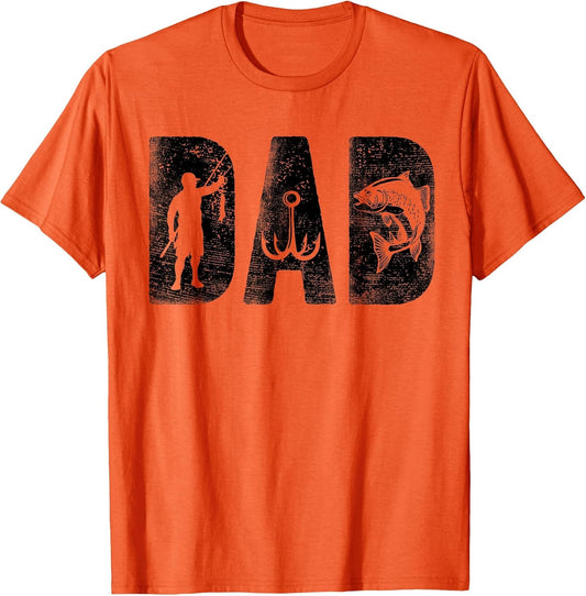 Fishing Dad Birthday Classic Bold Font Fish Daddy