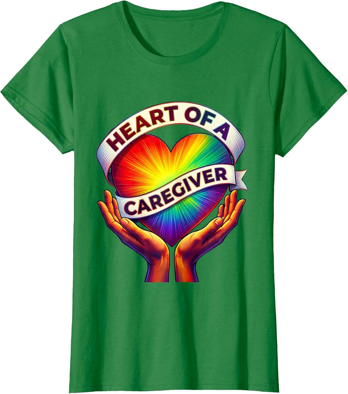 Heart of a Caregiver Heartfelt Tribute Design