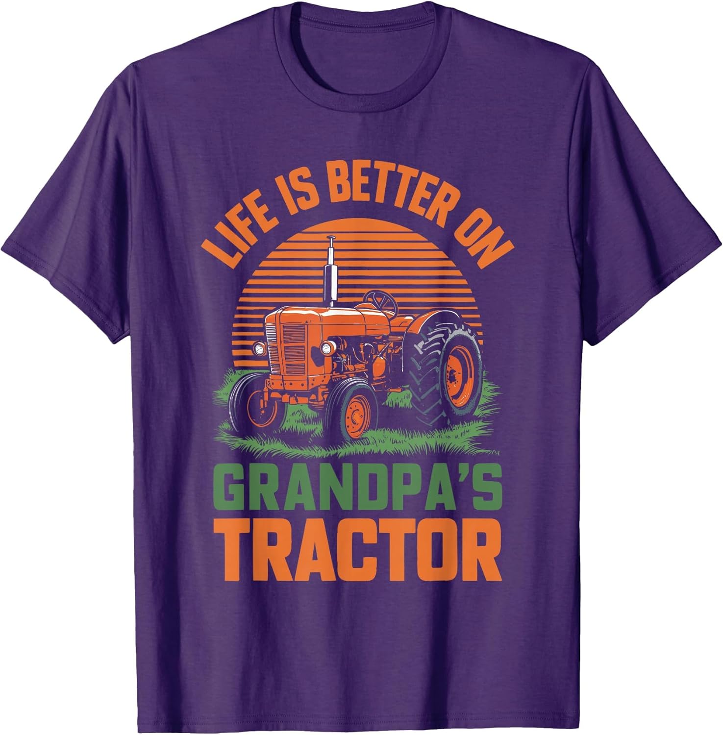 Young Farmer Tractor Boy Life is Better On Grandpa's Tractor