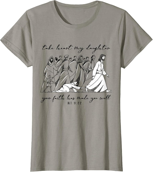 Take Heart My Daughter Jesus Faith Christian Scripture Bible