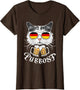 Funny Oktoberfest Cat Kitty Bavarian Drinking Beer Purrost