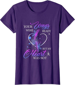 Funny Quote Your Wings were Ready But My Heart was Not