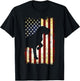 Wirehaired Pointing Griffon Silhouette American Flag