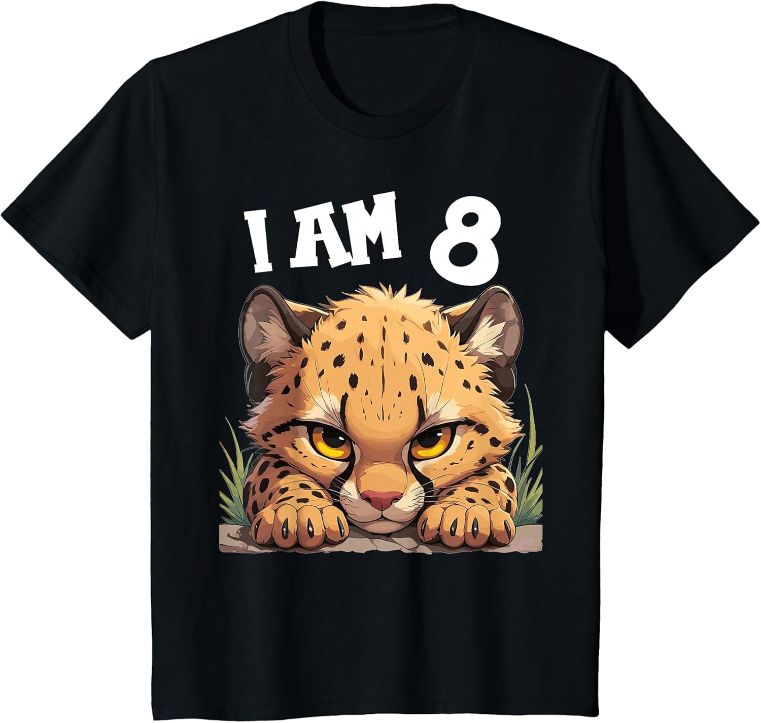 8 Years Old 8 Birthday Cheetahs Boy Girl Cheetah