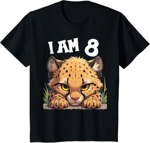 8 Years Old 8 Birthday Cheetahs Boy Girl Cheetah