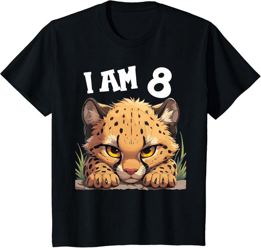 8 Years Old 8 Birthday Cheetahs Boy Girl Cheetah
