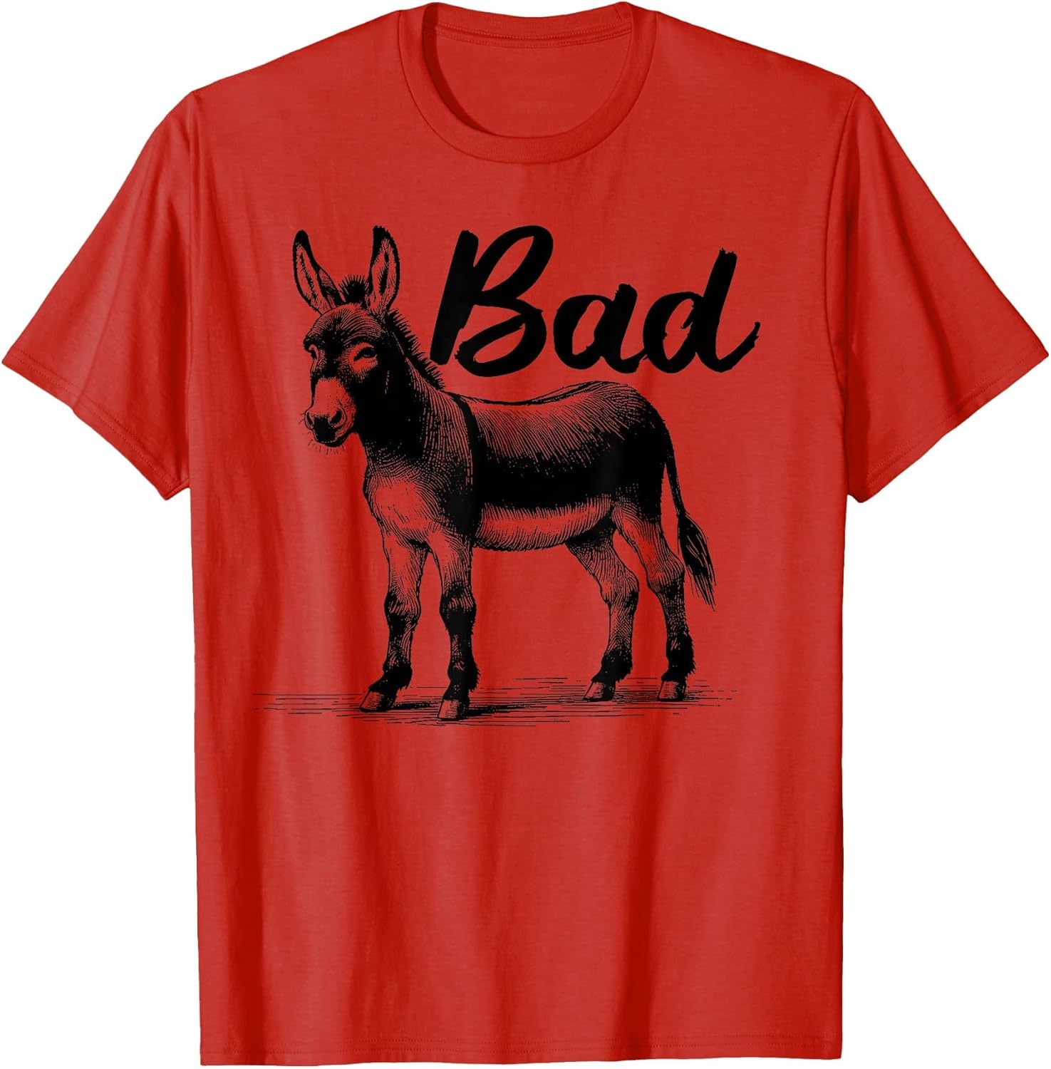 Funny Bad Ass Donkey Shirt Badass Donkey Retro Donkeys Meme